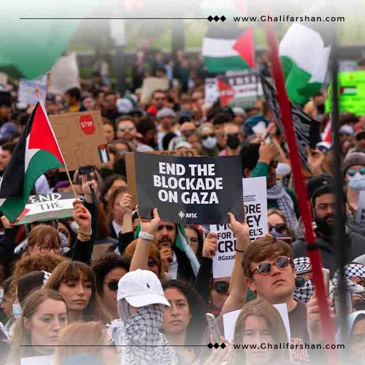 روز همبستگی با فلسطین - free palastine