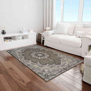 خرید فرش ماشینی 700 شانه طرح گلبرگ کد 7027