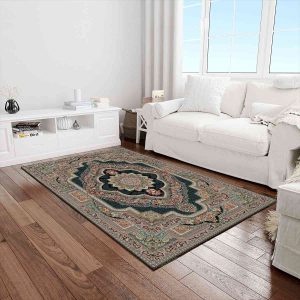 خرید فرش طرح کتیبه 700 شانه کد 741
