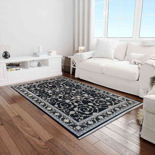 خرید فرش خوشه ای تیره 700 شانه کد 760 فرش برند فروشگاه آنلاین فرش ماشینی | فرش کاشان