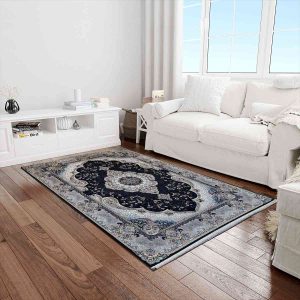 خرید فرش ماشینی 700 شانه تیره طرح سارا کد 780
