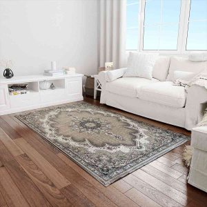 خرید فرش ماشینی 700 شانه طرح گلبرگ کد 7032