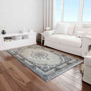خرید فرش 700 شانه ارزان زمینه روشن کد 7053