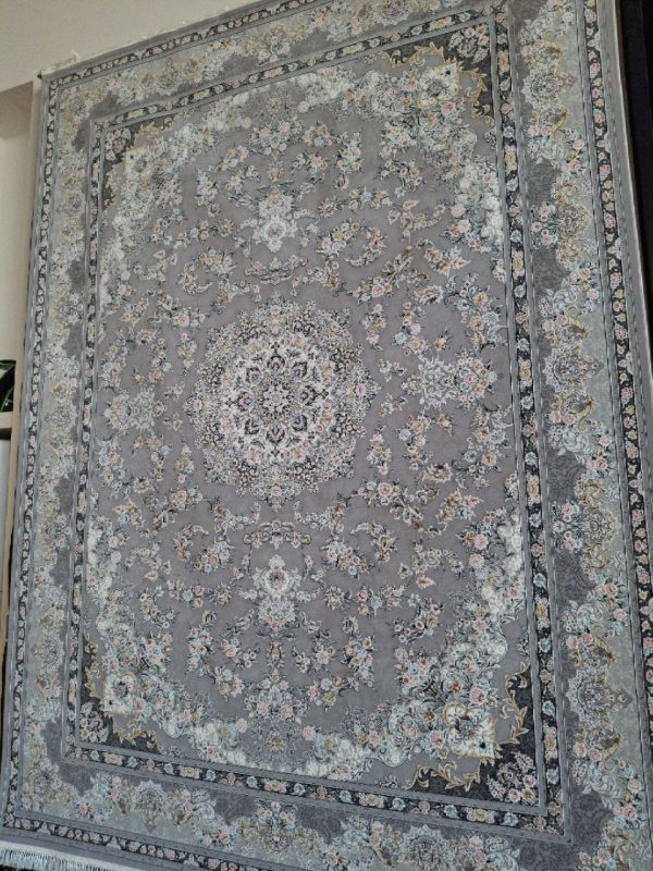 خرید فرش ماشینی 1200 شانه برجسته طرح افشار فیلی فرش پر نقش و نگار فروشگاه آنلاین فرش ماشینی | فرش کاشان