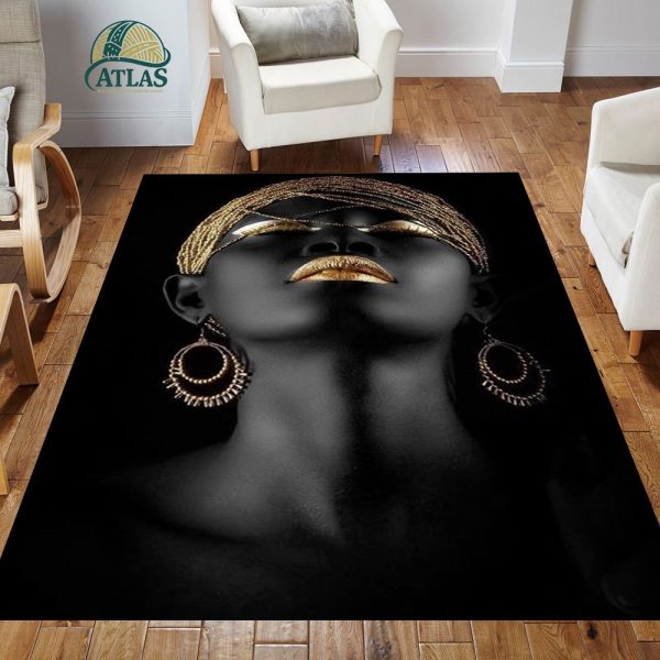 فرشینه مخمل طرح چهره کد 55005 فرشینه طرح چهره فروشگاه آنلاین فرش ماشینی | فرش کاشان