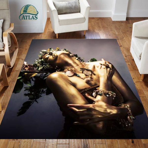 فرشینه مخمل طرح چهره کد 55125 فرشینه طرح چهره فروشگاه آنلاین فرش ماشینی | فرش کاشان