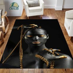 فرشینه مخمل طرح چهره کد 55043 فرشینه طرح چهره فروشگاه آنلاین فرش ماشینی | فرش کاشان