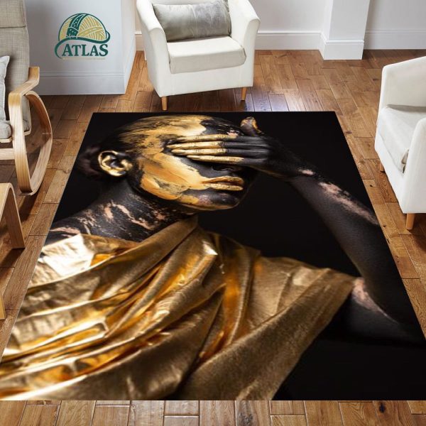 فرشینه مخمل طرح چهره کد 55051 فرشینه طرح چهره فروشگاه آنلاین فرش ماشینی | فرش کاشان
