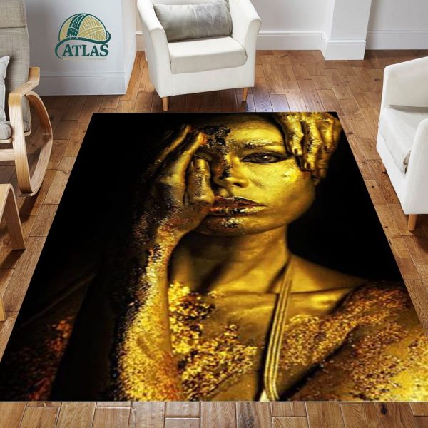 فرشینه مخمل طرح چهره کد 55088 فرشینه قالی فرشان فروشگاه آنلاین فرش ماشینی | فرش کاشان