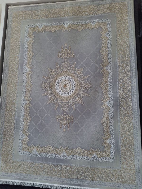 خرید فرش ماشینی 1200 شانه گل برجسته طرح لیورا رنگ فیلی فرش جهان فروشگاه آنلاین فرش ماشینی | فرش کاشان